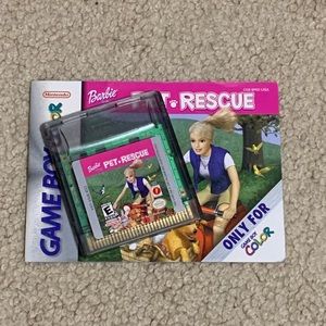 Barbie Pet Rescue for Nintendo Gameboy Color